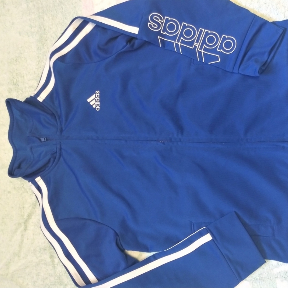 Royal Blue Adidas tracksuit